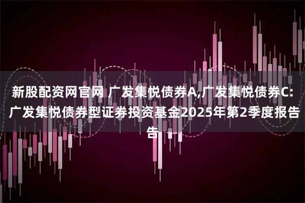 新股配资网官网 广发集悦债券A,广发集悦债券C: 广发集悦债券型证券投资基金2025年第2季度报告