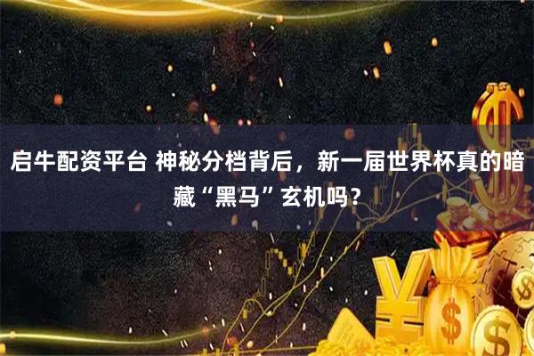 启牛配资平台 神秘分档背后，新一届世界杯真的暗藏“黑马”玄机吗？